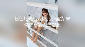 粉色灯光后入极品小骚货 果然还是后入最舒服