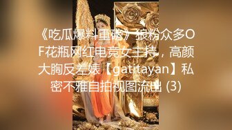 《吃瓜爆料重磅》狼粉众多OF花瓶网红电竞女主持，高颜大胸反差婊【gatitayan】私密不雅自拍视图流出 (3)